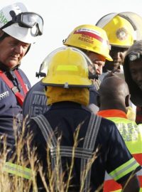 Jihoafrická republika, Benoni. Záchrana horníků, kteří nelegálně těžili zlato