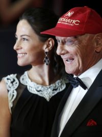 Legenda motorsportu Niki Lauda dorazil na slavnostní vyhlášení vítězů Britské akademie