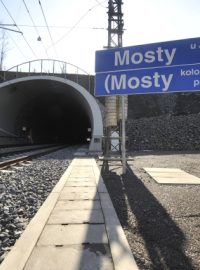 Železniční tunel v Mostech u Jablunkova na zmodernizovaném koridoru ke slovenským hranicím