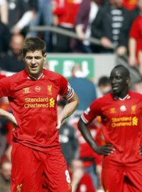 Zklamání liverpoolských fotbalistů