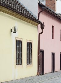 Pohled na Příhrádek od Pernštýnského náměstí