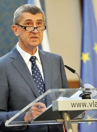 Tisková konference po jednání vlády se zástupci Asociace krajů ČR, Andrej Babiš