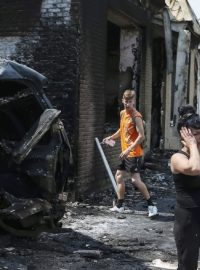 Obyvatelé Slavjansku chtějí odjet z oblasti bojů