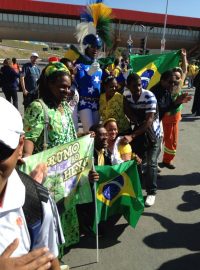 Fanoušci v Sao Paulu