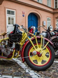 Praha. V rámci akce All Indian Weekend zavítaly motockly značky Indian i na Loretánské náměstí