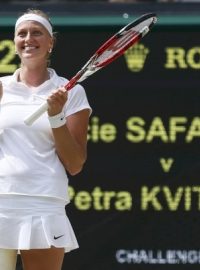 Petra Kvitová je po třech letech ve finále Wimbleodnu