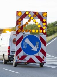 Noční uzavírka na dálnici D1 je od půl osmé opět průjezdná. Ilustrační foto