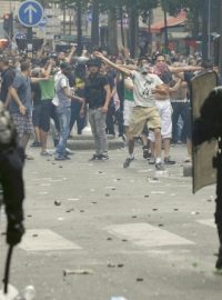 Propalestinská demonstrace v Paříži