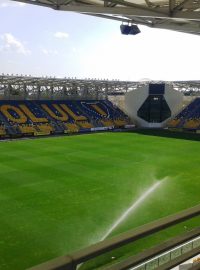 Stadion Petrolulu září ještě novotou