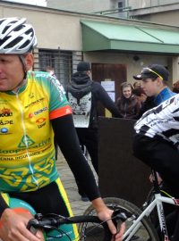 Jiří Pospíšil na startu v Lounech