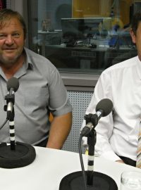 Jiří Dufka (ANO 2011) a Miroslav Nenutil (ČSSD)