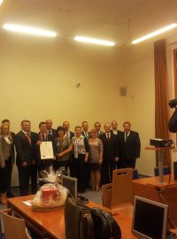 Říčany. Oficiální focení nových zastupitelů
