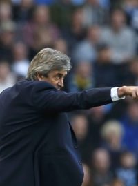 „Uvidíte nás bojovat ze všech sil,&quot; slibuje kouče Manchesteru City Manuel Pellegrini.JPG