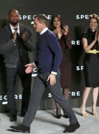 Představitel agenta 009 Daniel Craig a další aktéři filmu Spectre