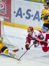 Slavia nedokázal proti Litvínovu využít šance, prohrála 0:1