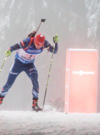 Michal Krčmář se na trati v Oberhofu trápil, trenéři ho stáhli