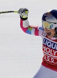 Američanka Lindsey Vonnová vybojovala v Méribelu Křišťálový glóbus za super-G