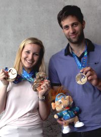 Tereza Kmochová a Tomáš Pazdera, čeští deaflympionici