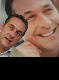 Lídr krajně pravicové rakouské strany Svobodných Heinz-Christian Strache.