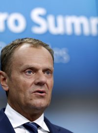 Předseda Evropské rady Donald Tusk oznamuje dohodu o řeckém dluhu