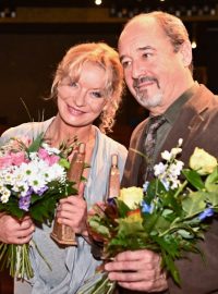 Vilma Cibulková a Viktor Preiss zvítězili v letošní anketě Neviditelný herec
