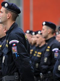 Odjezd českých policistů do Maďarska