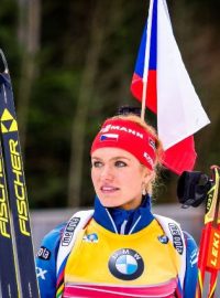 Gabriela Soukalová dnes nenašla přemožitelku a oslavila druhé vítězství v sezoně