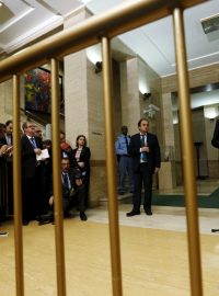 Zvláštní zmocněnec OSN pro Sýrii Staffan de Mistura na mírových jednáních v Ženevě