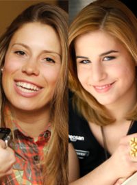 Zleva Gabriela Soukalová, Eva Samková, Ester Ledecká a Martina Sáblíková