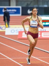 Zuzana Hejnová na atletickém halovém mistrovství republiky v Ostravě