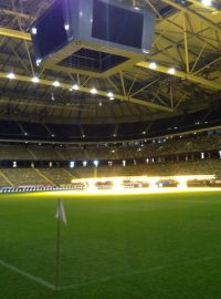 Fotbalová Friends Arena ve Stockholmu
