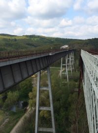 Ivančický viadukt z roku 1870, nejstarší celoželezný most v Rakousku-Uhersku