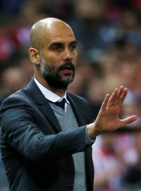 Trenér Manchesteru City Pep Guardiola