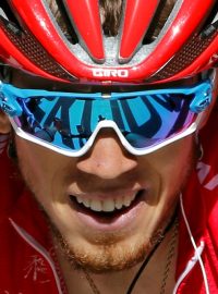 Vítěz 17. etapy Tour de France Rus Ilnur Zakarin ze stáje Kaťuša