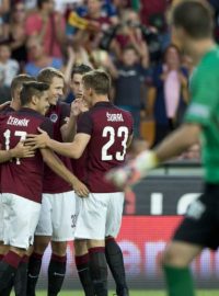 Sparta je od úterý v Bukurešti, v sobotu doma porazila Slovácko