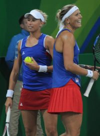 Andrea Hlaváčková a Lucie Hradecká