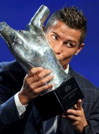 Nejlepší fotbalista Evropy za loňský rok Cristiano Ronaldo