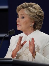 Poslední debata kandidátů na amerického prezidenta Hillary Clintonové a Donalda Trumpa