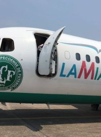 Letadlo s brazilským fotbalovým týmem Chapecoense havarovalo v Kolumbii (foto z října 2016)