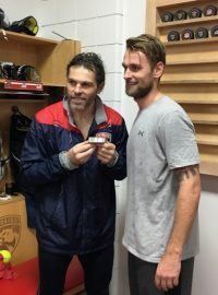 Jaromír Jágr a Jakub Kindl