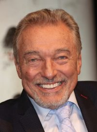 Karel Gott na představení muzikálu Čas růží