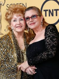 Debbie Reynolds s dcerou Carrie Fischerovou, představitelkou princezny Leiy