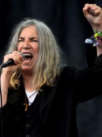 Zpěvačka a básnířka Patti Smith