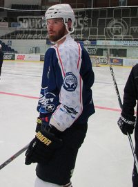 Martin Havlát na tréninku Komety
