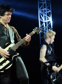 Američtí punk rockeři Green Day vystoupili ve vyprodané Tipsport Areně v Praze