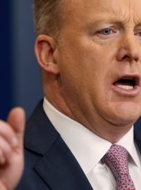 Mluvčí Bílého domu Sean Spicer.