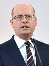 Premiér Bohuslav Sobotka