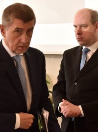Andrej Babiš a Ondřej Závodský