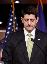 Paul Ryan oznamuje stáhnutí návrhu na zrušení Obamacare