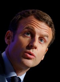 Francouzský prezidentský kandidát Emmanuel Macron